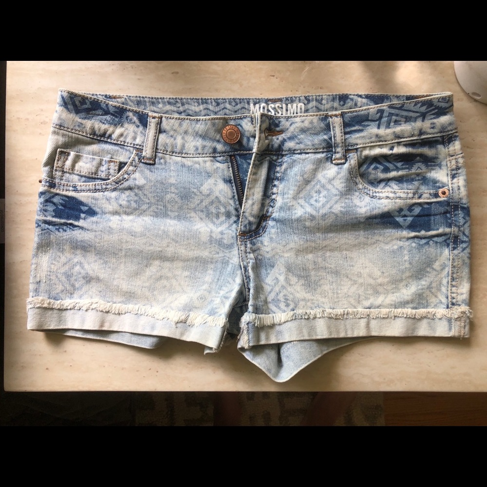 Aztec print Mossimo Denim Shorts - Size 7